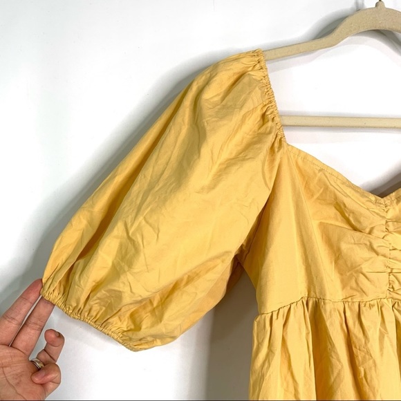 Billabong | Yellow Puff Sleeve Dress - Picture 5 of 8